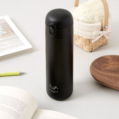 아트박스 블랙웨일 버튼텀블러