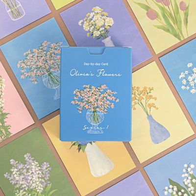 데이바이데이 카드 106 올리비아 플라워스 Series.1