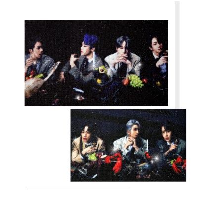 BTS 보석십자수 G2 블랙스완 140x60