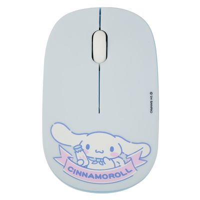 시나모롤 저소음 무선 마우스-밀크팩