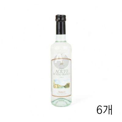 WL 안티치콜리 아그레스테 몬 아쎄토 디 비노 비앙코 발효식초 500ml X6개 화이트와인식초(WFLQP8J)