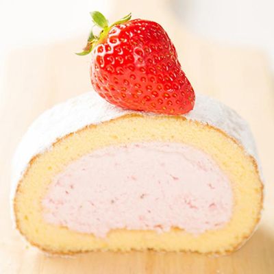 74년전통 수제 롤케익 밀크롤 하프+딸기롤 하프