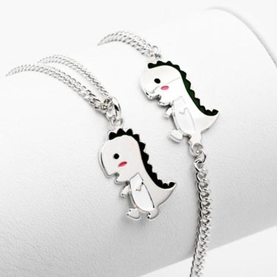 [애슬릿]925 실버 공룡 유아 아동 어린이 은 팔찌