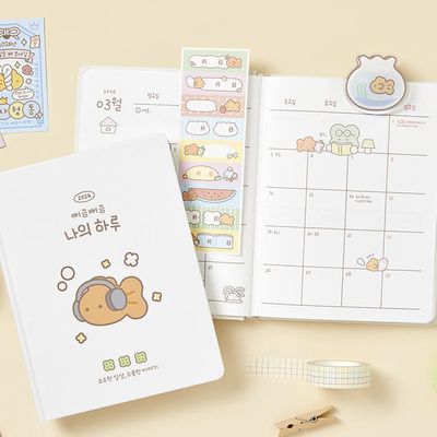 아트박스 2026 뻐끔뻐끔 나의하루 다이어리 클로버