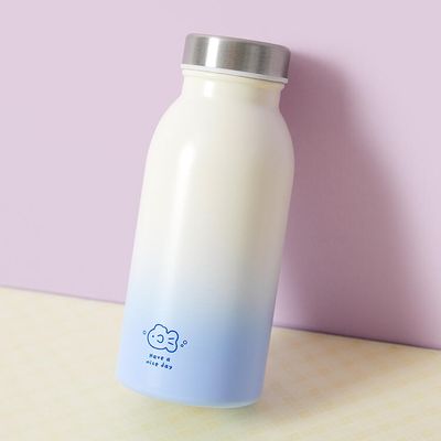 아트박스 투톤블루 스텐보틀 350ml