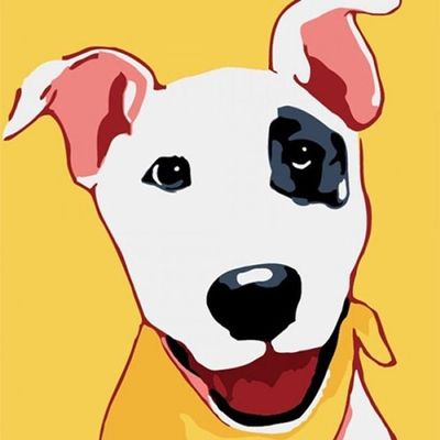 유화 그리기 반려견 명화 풍경(WFGWGKK)