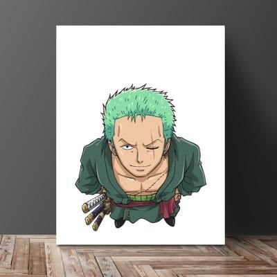 원피스 캔버스 액자 화이트 조로(미디움 30x41cm)