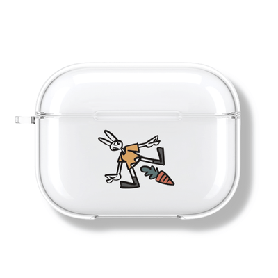 아칸 blackiinnk CARROT 에어팟프로 투명케이스