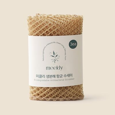 미클리 생분해 친환경 항균 수세미 1개(3개입) 설거지