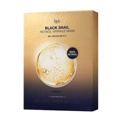 [닥터지] 블랙 스네일 레티놀 링클 마스크 5P
