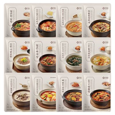 아워홈 국찌개 모음전/곰탕 육개장 부대 김치 된장 