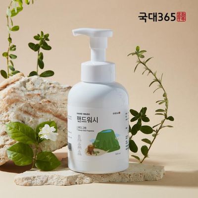 [1+1] 버블 핸드워시 손세정제 우디그린향 500ml