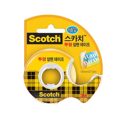 3M 양면테이프 237D (투명 18mm*7.6m)