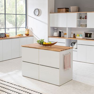 1200 보조주방 조리대 아일랜드식탁 양방수납 ITG178R