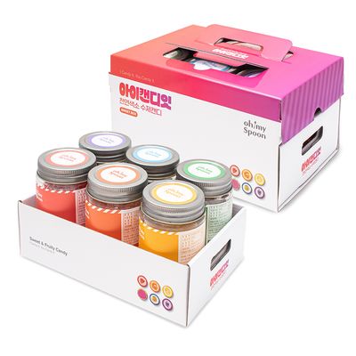 오마이스푼 아이캔디잇 스윗박스 수제캔디 6종세트