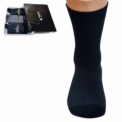 자수 로고 도트 패턴 남성 정장 후다 패턴 장목 양말(WFJ6B6Z)