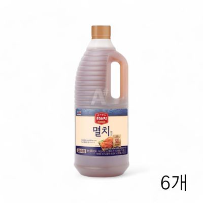 WL 하선정 멸치액젓 실속형 3Kg X 6개 김장 천연조미료 대용량 업소용 겉절이 멸치액 말통(WFLQQFG)