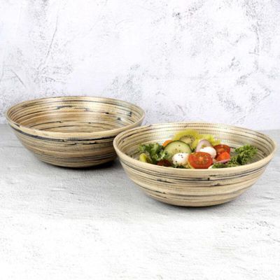 쿠비녹스 나무내음 샐러드볼 접시 2호-5 CO-91-57