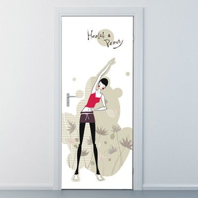 ncbr019-모던 핫요가-현관문시트지