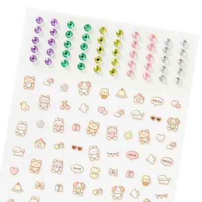 아트박스 큐빅네일스티커 뽀짝한일상