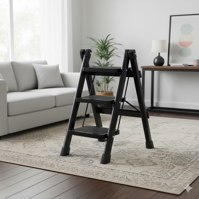 탄소강 접이식 3단 사다리 가정용 안전 작업대