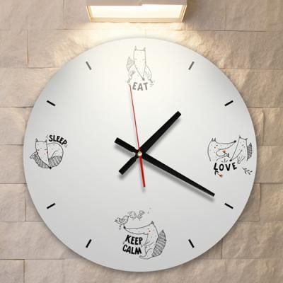 cp269-북유럽여우_인테리어 벽시계_