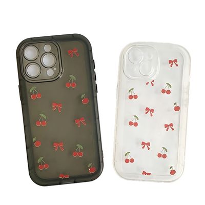 귀여운 Cherry 패턴 낙하방지 핸드폰케이스