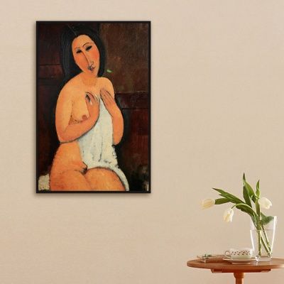 [더벨라] 모딜리아니 - 셔츠 차림의 앉아 있는 누드