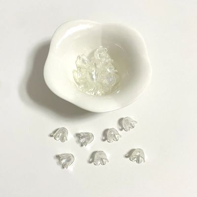 투명 은방울꽃 비즈 공예 식물 화분 끈갈피 만들기 