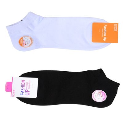 깔끔하게 심플하고 패션 UP 숙녀용 무지 스니커즈양말(WFJ6AHB)