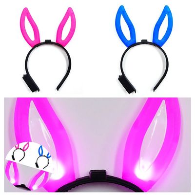 파티소품 산타걸코스프레 이벤트 헤어밴드 라이트 토끼 클럽 콘서트 파티 머리띠 랜덤1개(WFPFX31)