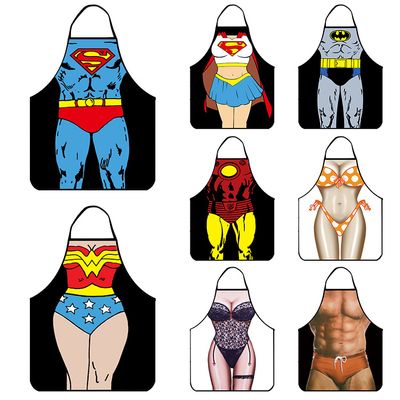 웃긴 캐릭터 재미있는 앞치마 신혼부부 커플 이벤트