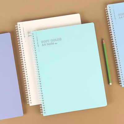 6500 컬러PP A4 스프링노트(SP)