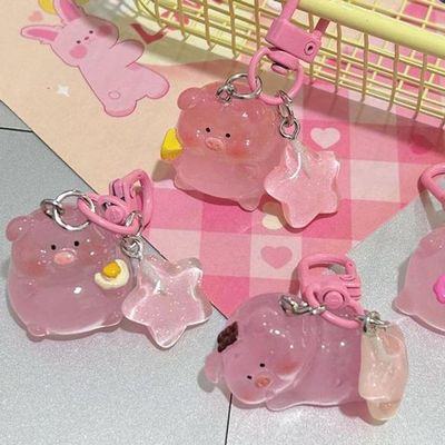야광 가방고리 디자인랜덤 꿀돼지(WFJEVGM)