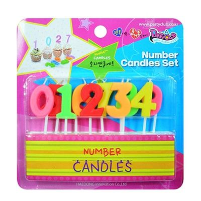 심플스타일 숫자초 세트(WE59D15)