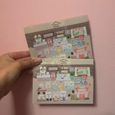 [우당탕탕스토어-가로스티커] 따뜻한 봉타벅스