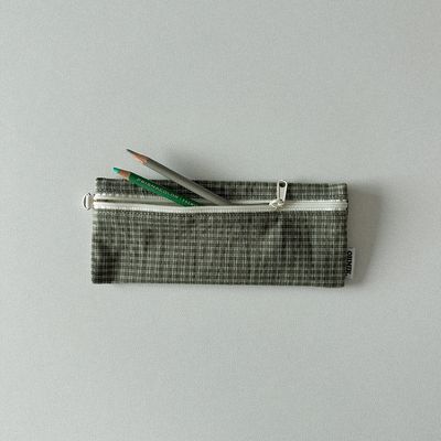 Pencil Pouch - Green Check [008]