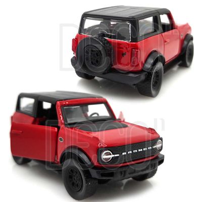 1:43 포드 브롱코 레드 풀백 미니카 다이캐스트