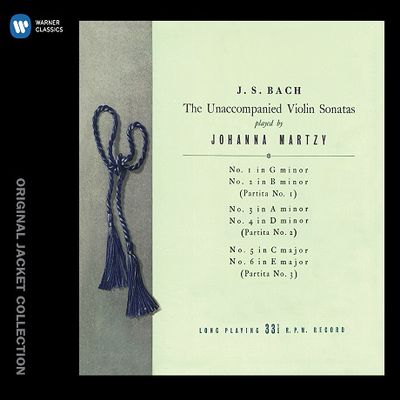 SONATAS & PARTITAS FOR UNACCOMPANIED VIOLIN/ JOHANNA MARTZY [워너 오리지널 자켓 컬렉션] [요한나 마르치: 바흐 무반주 바이올린을 위한 소나타와 파르티타]