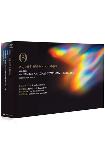 THE SYMPHONIES - BEETHOVEN, BERLIOZ, STRAUSS, RODRIGO/ RAFAEL FRUHBECK DE BURGOS [라파엘 부르고스 & 덴마크 국립교향악단: 베토벤 교향곡 전곡 외 3곡 실황]