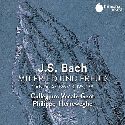 MIT FRIED UND FREUD - CANTATAS BWV 8, 125, 138/ COLLEGIUM VOCALE GENT, PHILIPPE HERREWEGHE [바흐: 칸타타(평화와 환희속에 나는 가리라) - 콜레기움 보칼레 겐트, 필립 헤레베헤]