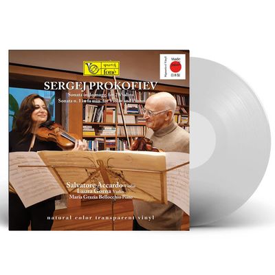 SONATA FOR VIOLIN AND PIANO/ SALVATORE ACCARDO & LAURA GORNA [프로코피에프: 두대의 바이올린과 피아노를 위한 음악 - 살바토레 아카르도, 라우라 만치니] [180G NATURAL TRANSPARENT LP]