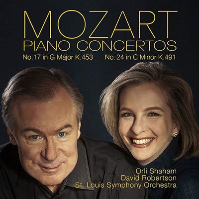 PIANO CONCERTOS NOS.17 & 24/ ORLI SHAHAM, DAVID ROBERTSON [모차르트: 피아노 협주곡 17, 24번 - 올리 샤함]
