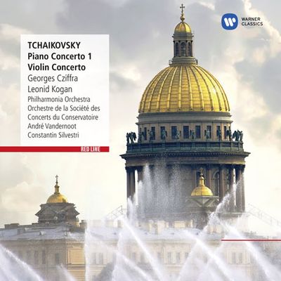 PIANO CONCERTO 1/ GEORGES CZIFFRA, CONSTANTIN SILVESTRI [RED LINE] [차이코프스키: 피아노 & 바이올린 협주곡]
