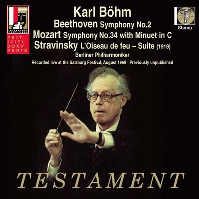 SYMPHONY NO.2, SYMPHONY NO.34, L'OISEAU DE FEU SUITE/ KARL BOHM [베토벤: 교향곡 2번, 모차르트: 교향곡 34번, 스트라빈스키: <불새> 모음곡]