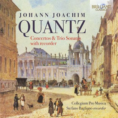 CONCERTOS & TRIO SONATAS WITH RECORDER/ STEFANO BAGLIANO [크반츠: 리코더 협주곡 & 소나타 작품집 - 스테파노 바글리아노]