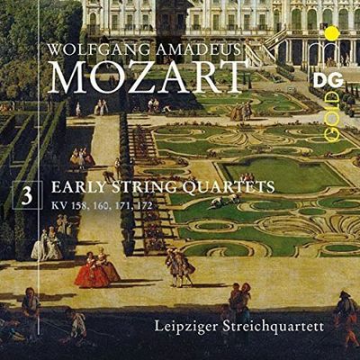 EARLY STRING QUARTETS VOL.3 KV 158, 160, 171, 172/ LEIPZIGER STREICHQUARTETT [모차르트 초기 현악 4중주 3집 - 라이프치히 현악 사중주단]