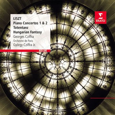 PIANO CONCERTOS 1 & 2/ GEORGES CZIFFRA, GYORGY CZIFFRA JR. [RED LINE] [리스트: 피아노 협주곡집]