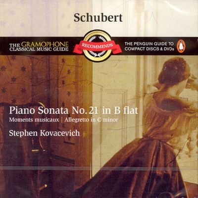 PIANO SONATA NO.21 ETC/ STEPHEN KOVACEVICH (RECOMMENDS)