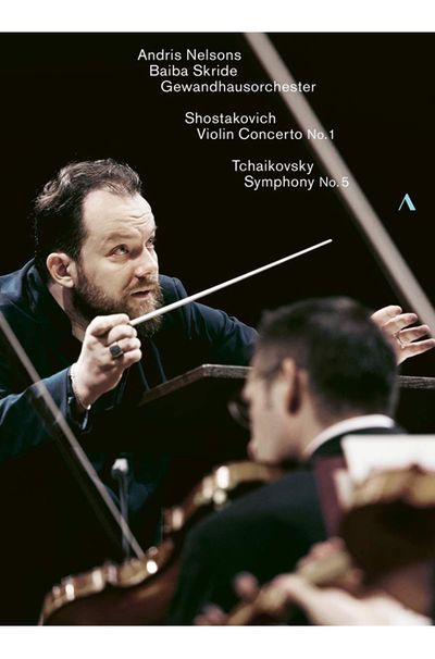VIOLIN CONCERTO NO.1 & SYMPHONY NO.5/ BAIBA SKRIDE, ANDRIS NELSONS [쇼스타코비치: 바이올린 협주곡 1번 & 차이콥스키: 교향곡 5번 - 안드리스 넬손스]